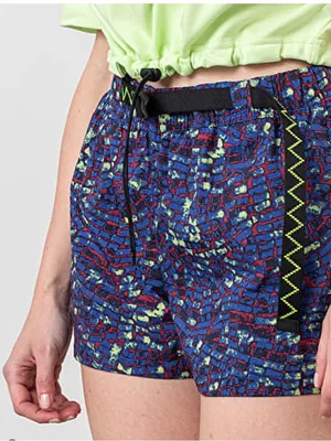 Nike ACG Multicolor Nylon Shorts Elastic-Waist Sz XS Gorpcore Hiking Running thumbnail 1