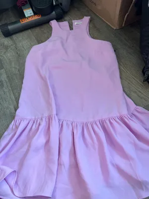 Amanda Uprichard lilac mini dress size small thumbnail 5