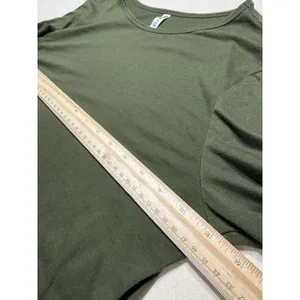Fabletics Alexa Long Sleeve Tee, Dark Olive Size Medium thumbnail 4