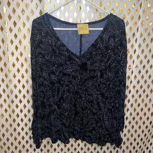 Free People Sahara Printed Asymmetrical Hem Blouse size S thumbnail 3