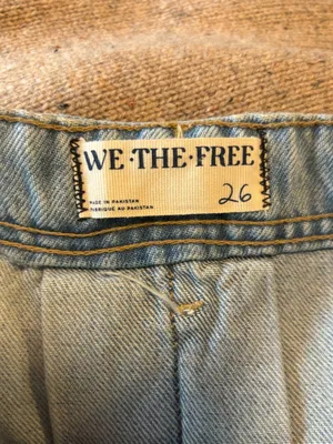 NWT Free People We The Free Madison Ave Denim Mini Skirt sz 26 thumbnail 4