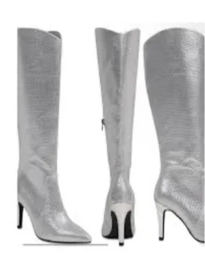 MIA Mackynzie Rhinestone Stiletto Boots Size 7.5 NIB thumbnail 2