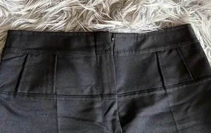 Woman’s casual weight leg pants Black thumbnail 3