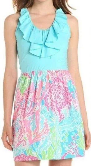 RARE Lilly Pulitzer Danita Dress in "Let's Cha Cha", XS. thumbnail 1