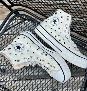 Converse Chuck T crystal star shoes thumbnail 1