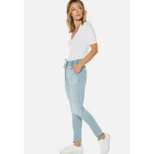 Juicy Couture NWT Women Size 4 Light Blue Hollywood Skinny Elastic Pull On Jeans thumbnail 3