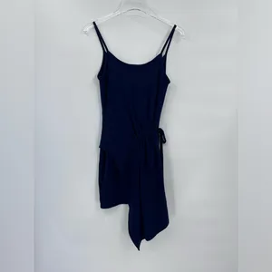 Monrow navy blue Supersoft Tied‎ Cami Dress size Xs thumbnail 4