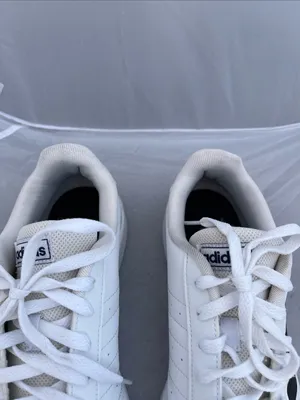 adidas Grand Court White and Black Classic Low Top Sneakers - Size 8.5 thumbnail 7