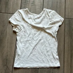 Polka dots & moonbeams ribbed tshirt White thumbnail 3