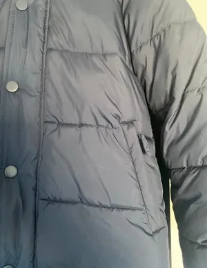 Navy blue puffer jacket thumbnail 7