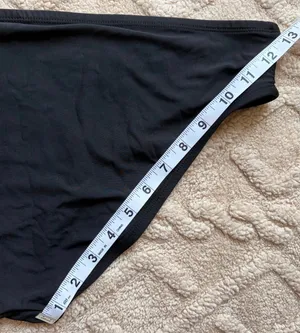 Women’s Black Bikini Bottoms - Mid Rise Medium Coverage Bathing Suit Bottoms thumbnail 7