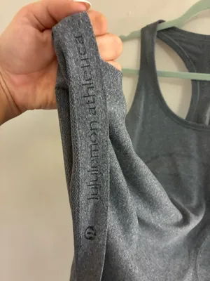 Grey Lululemon Swiftly Tech Tank thumbnail 4