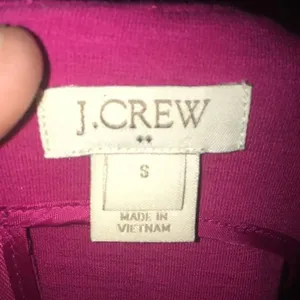 J Crew Factory raspberry pink knit Barbiecore size 8 fit and flare dress thumbnail 2