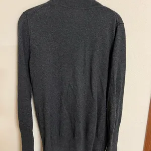 LOFT Charcoal Button-Up Cardigan thumbnail 5