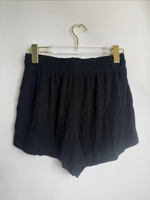 Stars Above Black Lounge Drawstring Shorts Pajamas Size Small thumbnail 2