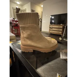 Sam Edelman D5148 Womens Sesame Suede Leone Zip Booties Size US 6 EU 36 thumbnail 6