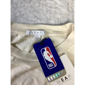 WEAR‎ by Erin Andrews NBA Phoenix Suns Long Sleeve Drawstring Top Cream XS NEW thumbnail 3