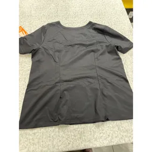 Urbane Ultimate Black Scrub Top XXL Mercy‎ Kids Embroider V-Neck Modern Fit 9550 thumbnail 6