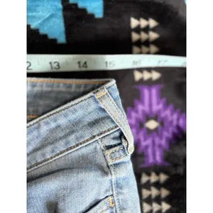 Hollister Light Flare‎ Denim Jeans Low Rise Size 9 Long Zip/Button Pockets thumbnail 5
