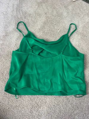 Zara Cowl Neck Satin Top | Size XS thumbnail 2