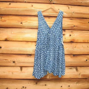 Rip Curl NWT Blue Batik Print Dress thumbnail 3