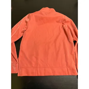Under Armour ColdGear‎ Womens Small Coral Orange Mock Neck Fleece Sweatshirt thumbnail 7