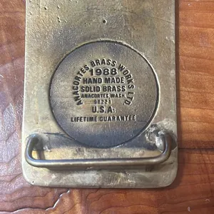 MKO I-80 Vintage Auburn, Ca Brass Buckle thumbnail 4