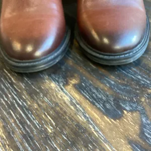 Lucky Brand Brown Leather Ankle Boots size 6.5 EUC thumbnail 6