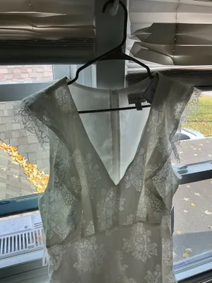 Layered ruffled White Premier Amour Dress thumbnail 3