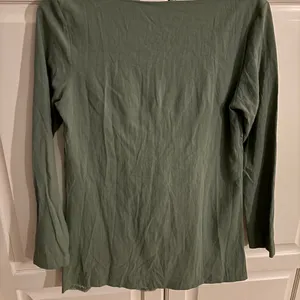 Just fashion now gorgeous leaf green boho‎ top. Size medium thumbnail 5