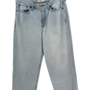 Abercrombie The Ultra Loose Low Rise Wide Leg Jeans Light Wash 28 Short thumbnail 5