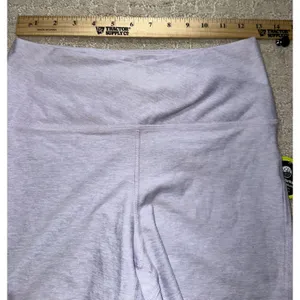 Athletic Works Biker Shorts Women S Pink Lavender Crossover Waist Bundle‎ 2 pair thumbnail 7