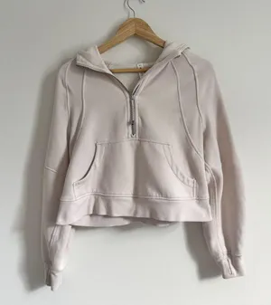 Lululemon Scuba Oversized Half Zip Size XS/S Cream White Opal thumbnail 2