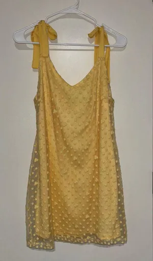 Francesca’s Mini Yellow Dress (RESELL) thumbnail 1
