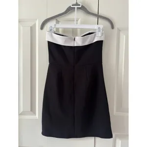 Edikted Strapless Black White Mini Dress XS thumbnail 8