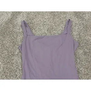 SKIMS Fits Everybody Square Neck Thong Bodysuit Sugar Plum Purple Size M thumbnail 5