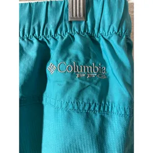 Columbia Women's Size XL 5" Inseam Teal Blue-Green Pull-On Elastic Waist Shorts thumbnail 3