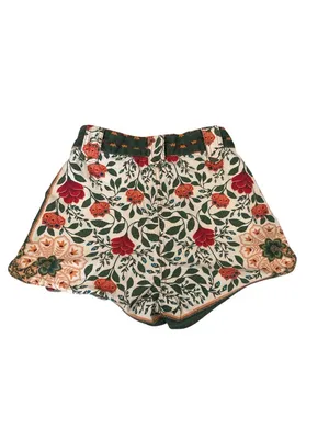 FARM Rio Sand Garden Tapestry Shorts in 27 Womens Print Cotton Twill thumbnail 8