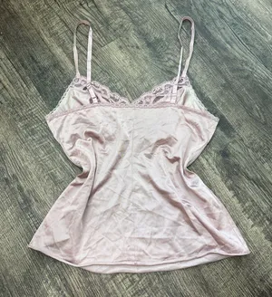 Vanity Fair vintage light purple lace cami top thumbnail 5