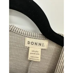 DONNI Long Cardigan Women Open Front Ribbed Oversized Duster Quiet Luxury thumbnail 5