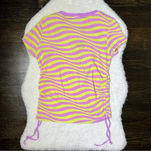 The Simpsons Lisa Simpson Embroidered Ruched Tee thumbnail 7