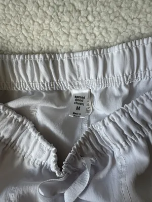 White Scrub Pants Size M thumbnail 3