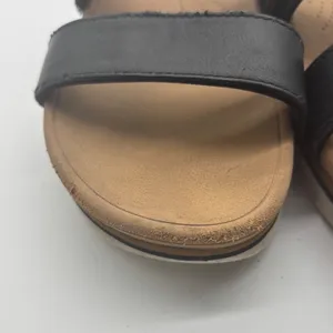 Reef Cushion Vista Hi Black Tan Platform Double Strap Slide Sandals Womens 8 thumbnail 6