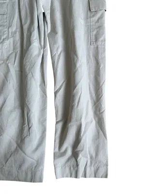 OLD NAVY Taylor Straight Beige High Rise Trousers Pants Size Small thumbnail 2
