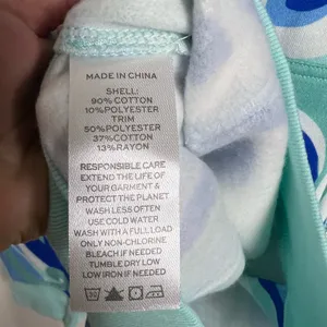 Hill House The Allie Zip-Up Jacket in Ocean Kaleidoscope Print Size S thumbnail 8