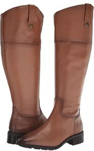 Sam Edelman Women's Drina Tall Riding Boot Whiskey Size 6 Athletic Fit Brown thumbnail 1
