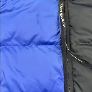 TORY BURCH - Reversible Color-block Quilted Shell Jacket In Blue and Red thumbnail 7