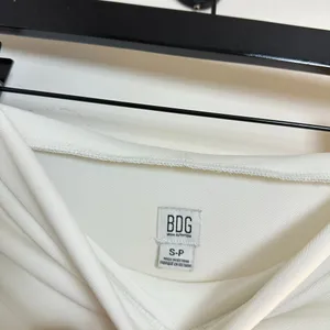 BDG Urban Outfitters Y2k Asymmetrical Tube in White Size Small thumbnail 3