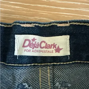 Deja Clark for Aeropostale Jeans Low Rise Super Baggy thumbnail 3