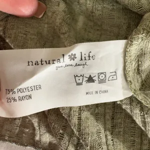3235 | Natural Life Ribbed Knit Boat Neck Top Sage Green Boho Women S thumbnail 6